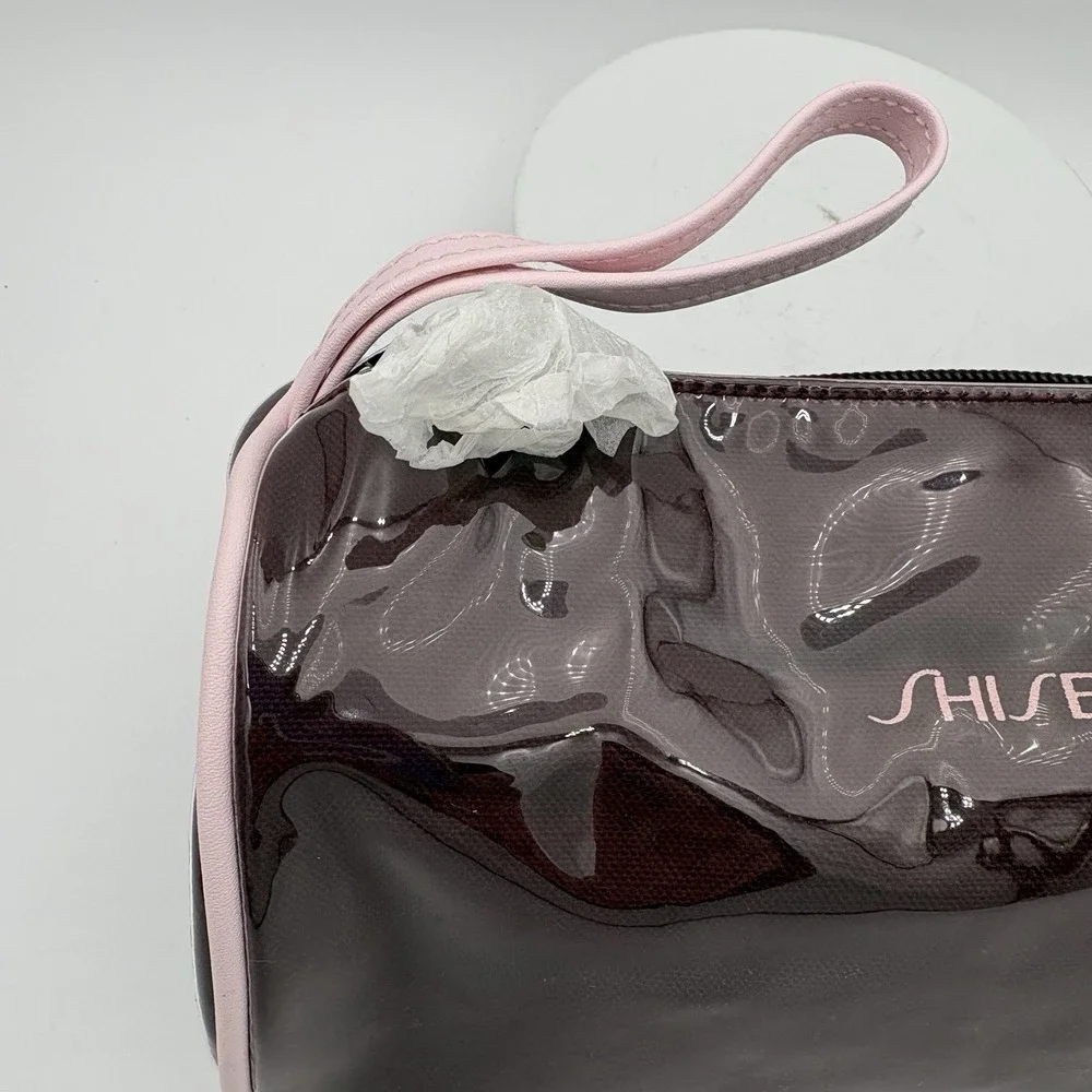 Shiseido Cosmetic Makeup Bag Zipper Pouch Bag For Storage & Travel‎ Unused